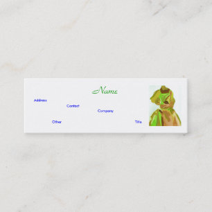 Fashion Designer Spring III Business Card