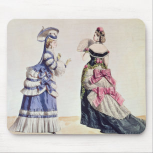 Fashion designs for women from the 1860's mouse pad