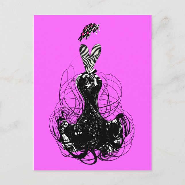 Fashion diva - Customised - Customised Postcard (Front)