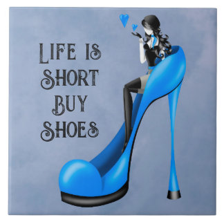 Fashion Diva in Stiletto Blue Tile