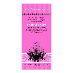 Fashion Diva Invitations, Flyers and Stickers Rack Card
