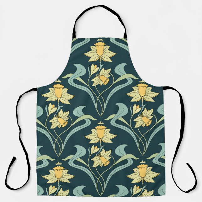 Fashion Dogs: Cute Outfits Pattern Apron (Front)