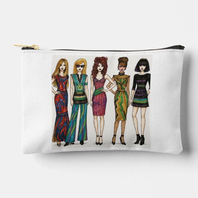 Fashion Dolls Art Pouch-Chic Accessory Bag (Front)
