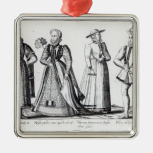 Fashion during the Tudor Period Metal Tree Decoration