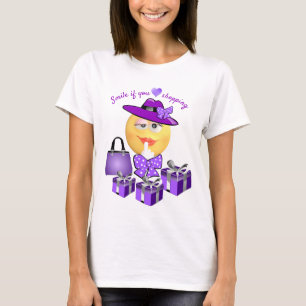 Fashion Emoji with Hat, Bag and Shopping T-Shirt