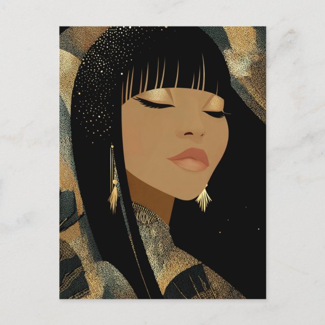 FASHION-ESQE # 5 HOLIDAY POSTCARD (Front)