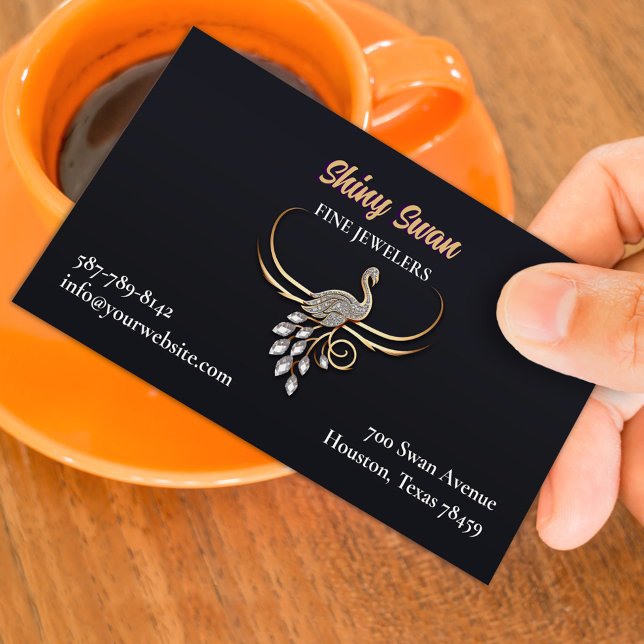Fashion Fine Jewellery Business Card  (Creator Uploaded)