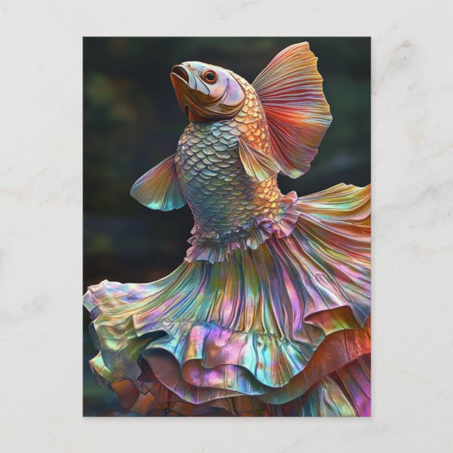 Fashion Fish Postcard (Front)
