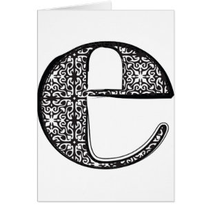Fashion font, Letter e