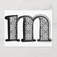 Fashion font, Letter m