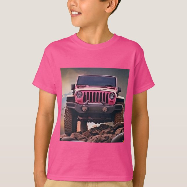  Fashion for baby Boy car printed design tishirt  T-Shirt (Front)