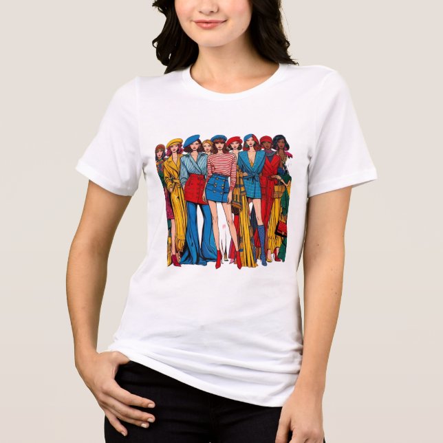 Fashion forward Tri-Blend shirt (Front)