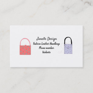 Fashion Handbags Business Card