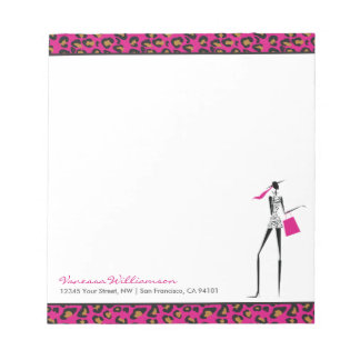 Fashion Icon CUSTOM Notepad (5.5" x 6" - 40 pages)