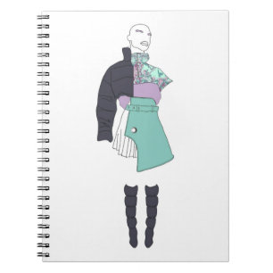 Fashion illustration notebook