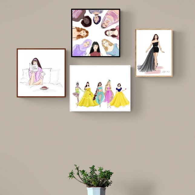 fashion illustration, sketch, poster (Creator Uploaded)