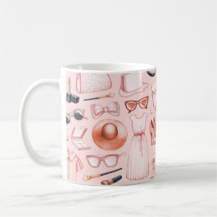 Fashion illustrations. Seamless pattern Coffee Mug