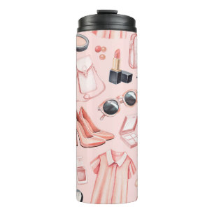 Fashion illustrations. Seamless pattern Thermal Tumbler