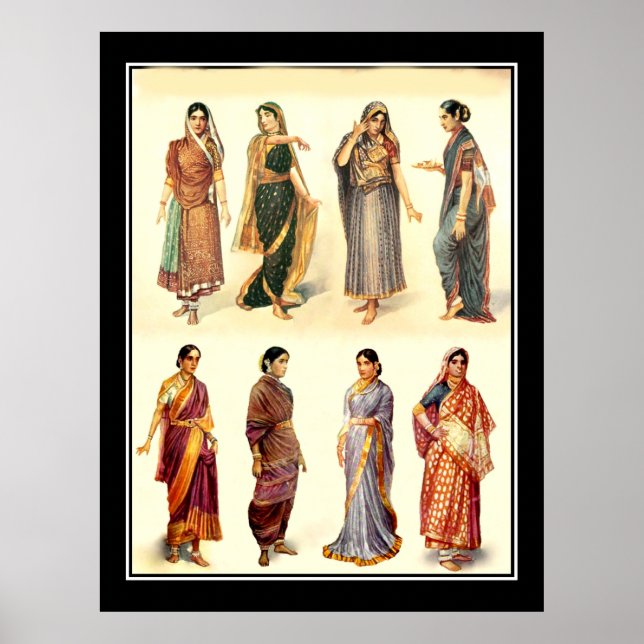 Fashion India  Vintage Poster (Front)
