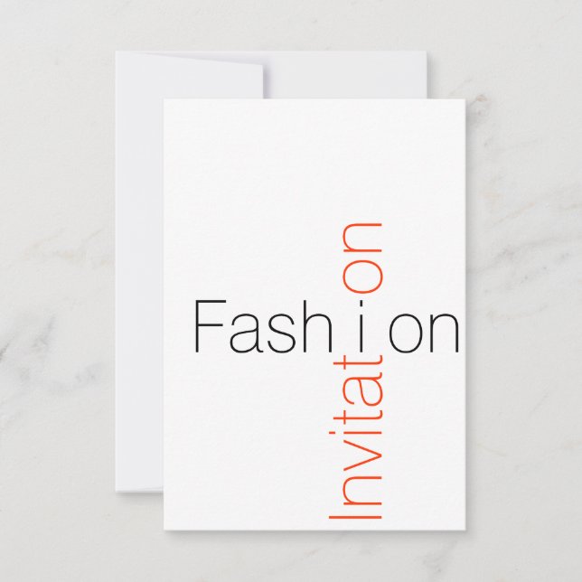 Fashion Invitation (Front)