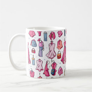 Fashion Items Pattern Graphics Coffee Mug