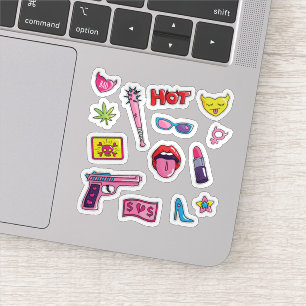 Fashion label sticker set