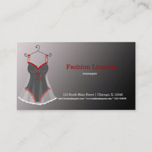 Fashion Lingerie Business Card