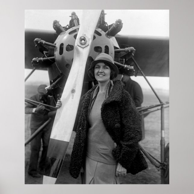 Fashion Meets Aviation, 1920s Poster (Front)