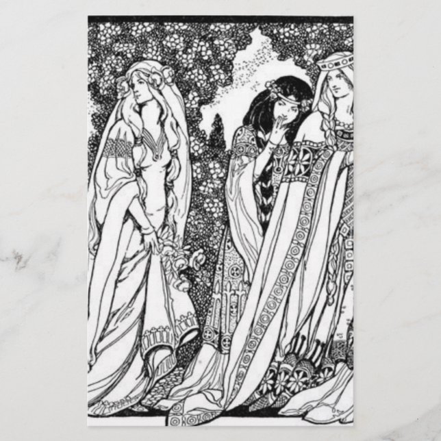 Fashion Middle Ages Stationery (Front)