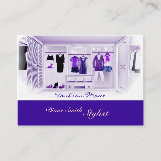 Fashion Mode Business Card (Front)