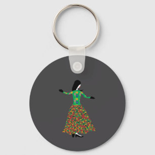 Fashion Model 01 Key Ring