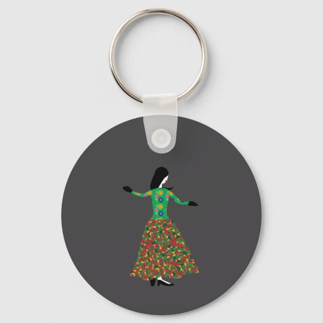 Fashion Model 01 Key Ring (Front)