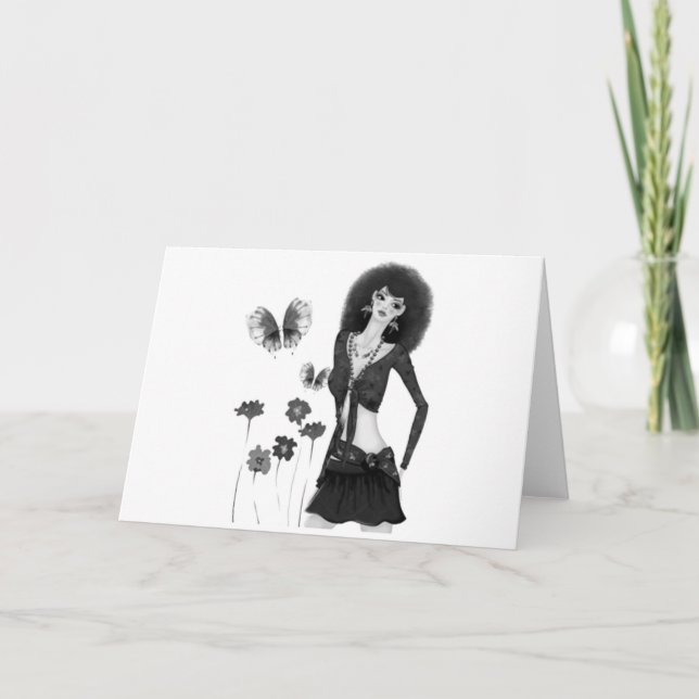 FASHION MODEL ALL OCCASION CARD (Front)