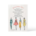 Fashion Model Fashion Show Invitation