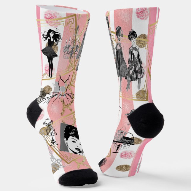 Fashion Models Socks (Angled)