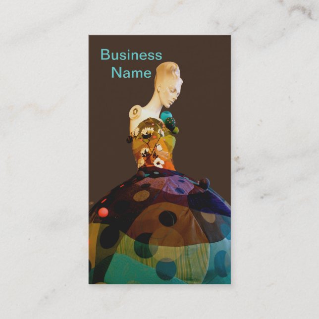 Fashion or Makeup Stylist Business Card (Front)