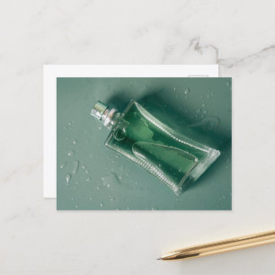 Fashion perfume bottle postcard