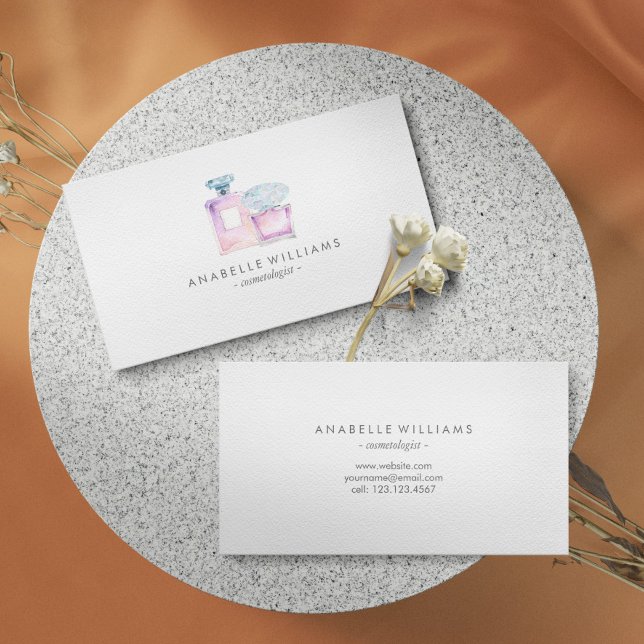 Fashion Perfume Bottles Business Card (Creator Uploaded)