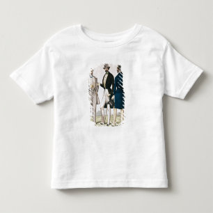 Fashion plate depicting male clothing toddler T-Shirt