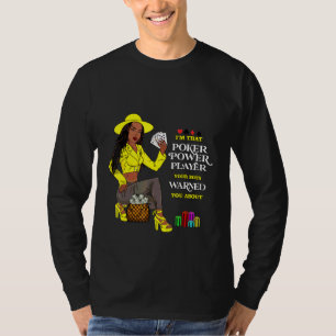 Fashion Poker player card games casino  Melanin qu T-Shirt