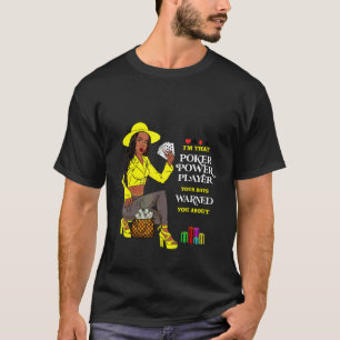 Fashion Poker player card games casino  Melanin qu T-Shirt