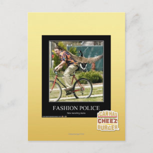 Fashion Police Postcard