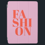 Fashion Print Pink Aesthetic Preppy Modern Decor iPad Air Cover<br><div class="desc">Fashion – typography – pink and red.</div>