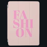 Fashion Print Preppy Peach Pink Typography iPad Air Cover<br><div class="desc">Fashion – typography – peach and pink.</div>