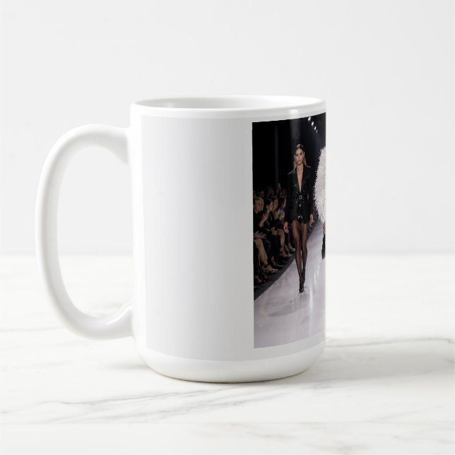 Fashion Runway Art Mug (Left)