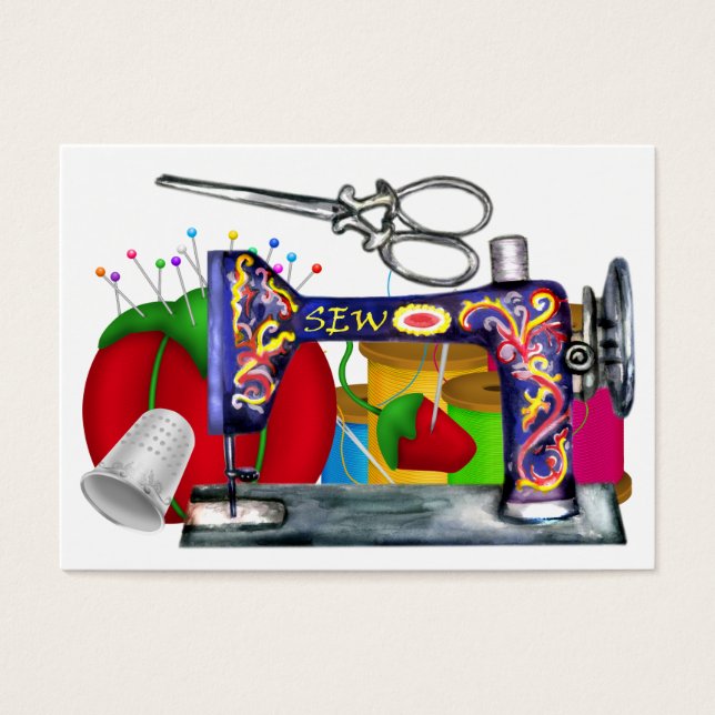 Fashion - Seamstress Card / Tag - SRF (Front)