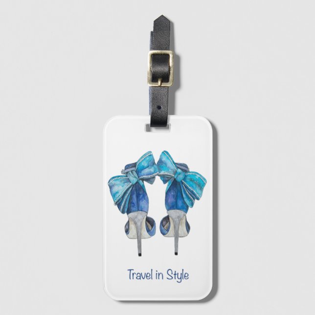 Fashion Shoe Luggage Tag (Front Vertical)