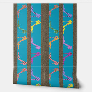 Fashion Shoe Shelves Wallpaper Border BP Blue
