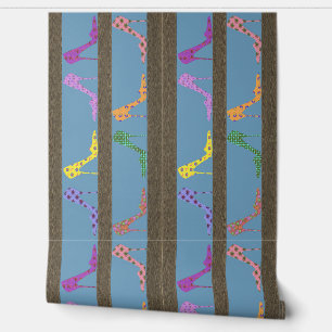 Fashion Shoe Shelves Wallpaper Border MVMS Blue