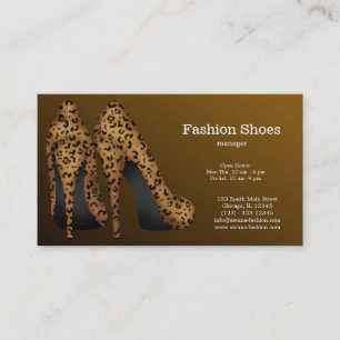 Fashion Shoes Business Card